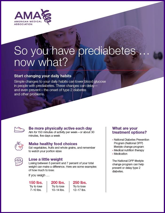 So you have prediabetes