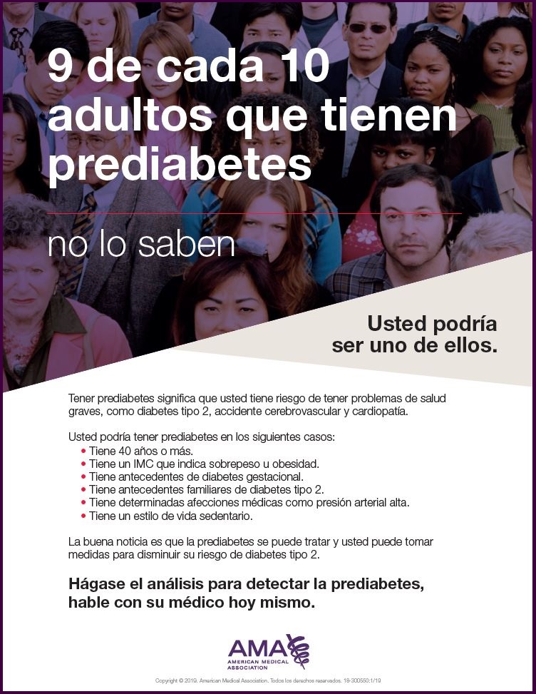 Prediabetes awareness